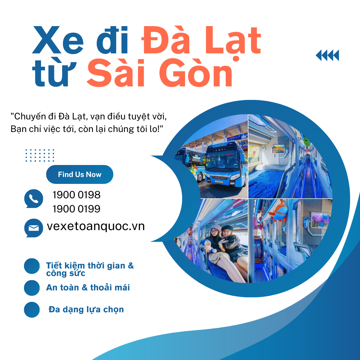 Xe đi Đà Lạt từ Sài Gòn