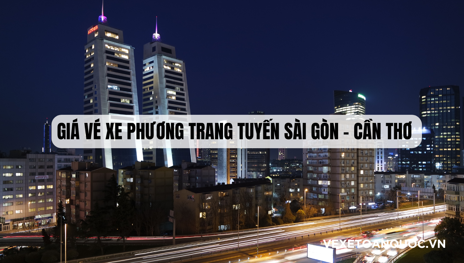 Giá vé xe Phương Trang tuyến Sài Gòn – Cần Thơ cập nhật mới nhất