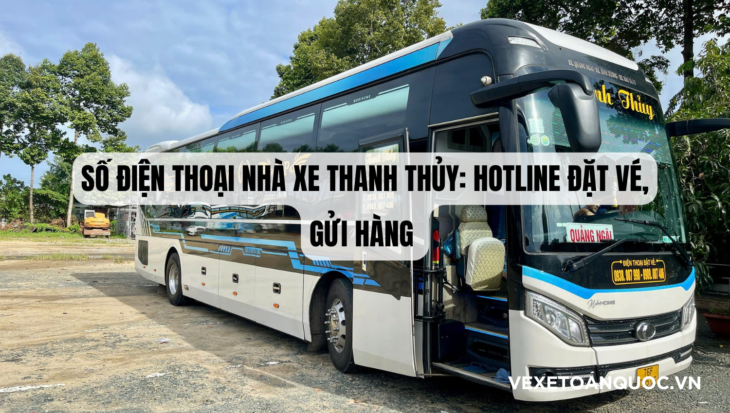 Số điện thoại nhà xe Thanh Thủy: Hotline Đặt vé, Gửi hàng
